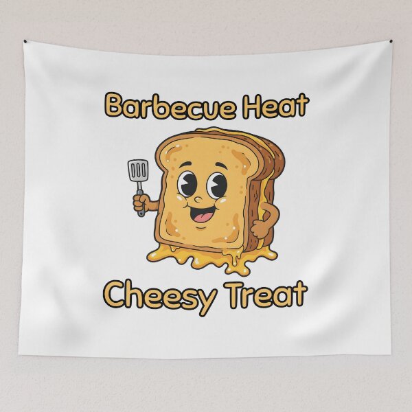 Item preview, Barbecue Heat Cheesy Treat Grilled Cheese Food Lover designed and sold by at85productions.