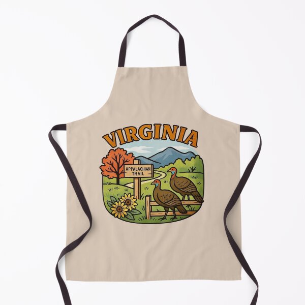 Item preview, Virginia - Appalachian Trail & Wild Turkeys designed and sold by Myra365Art.