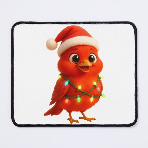 Item preview, Christmas Summer Tanager designed and sold by Sillytoe.