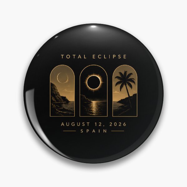 Item preview, Total Eclipse 2026 Spain Solar Event designed and sold by Marblaes00.