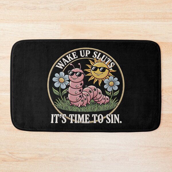 Item preview, Wake Up Sluts It's Time to Sin Funny Animal Meme  designed and sold by gear-posters.