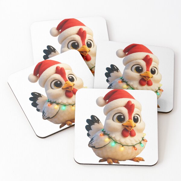Item preview, Christmas Sussex Chicken designed and sold by Sillytoe.