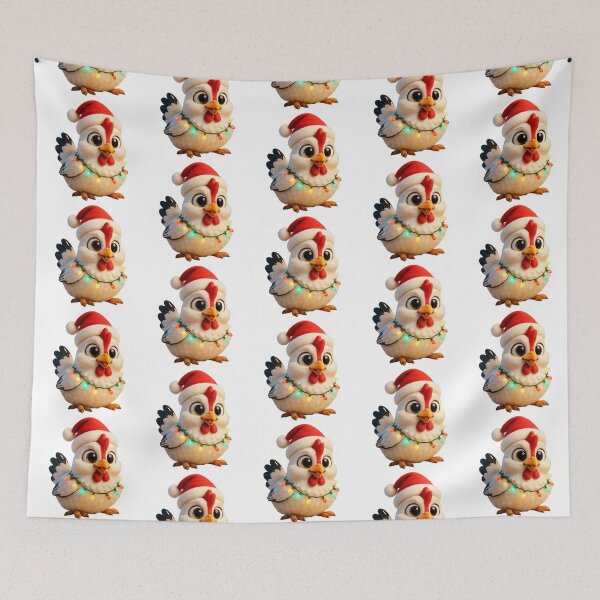 Item preview, Christmas Sussex Chicken designed and sold by Sillytoe.