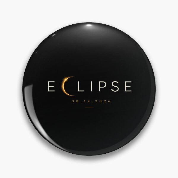 Item preview, Total Eclipse 2026 August 12 Celestial Event designed and sold by Marblaes00.