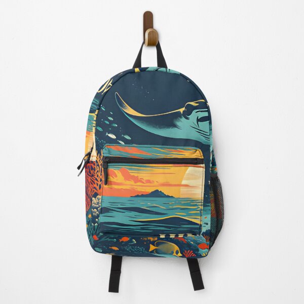 Item preview, Hin Daeng Vintage tropical travel illustration of Hin Daeng, Thailand. designed and sold by Spirit of Siam.