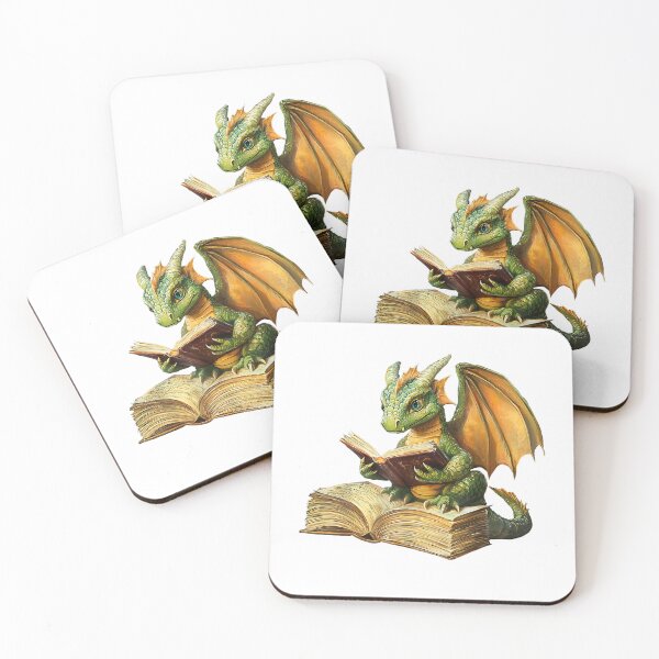 Item preview, Dragon Bookworm Reading Book Funny Graphic T-Shirt designed and sold by ljat14.