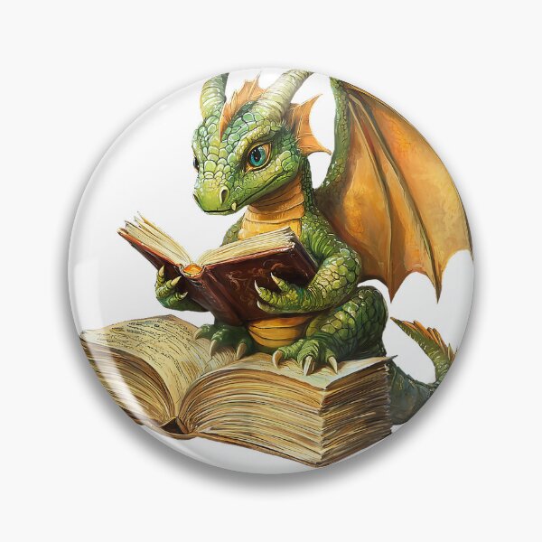 Item preview, Dragon Bookworm Reading Book Funny Graphic T-Shirt designed and sold by ljat14.