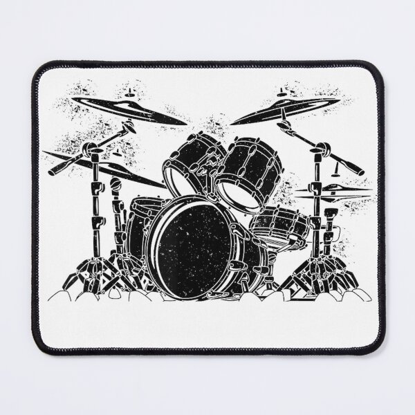 Item preview, Drummer Retro Vintage Drum Set Drumset Drummers Men Drumming T-Shirt designed and sold by dDariaallofthat.