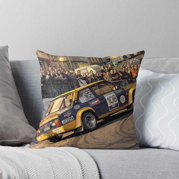 Item preview, Fiat 131 Abarth Rally Classic Comic Illustration designed and sold by Racing Art Store.