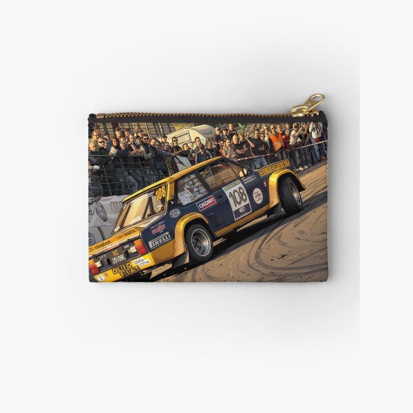 Item preview, Fiat 131 Abarth Rally Classic Comic Illustration designed and sold by Racing Art Store.