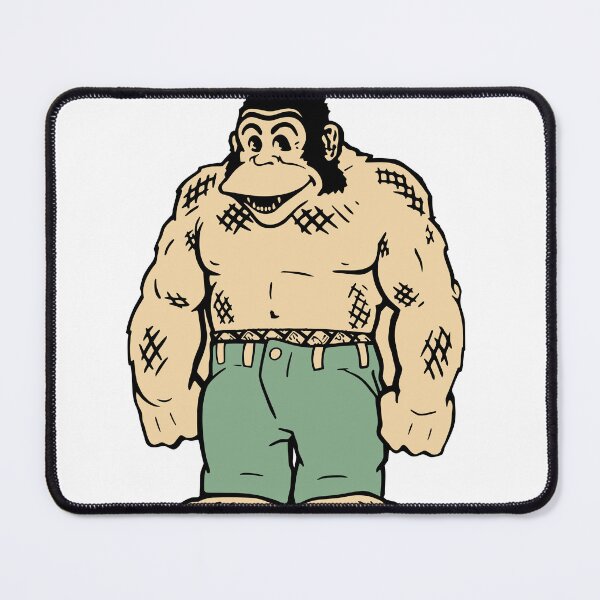 Item preview, Vintage Cartoon Gorilla Character Illustration - B. Davis designed and sold by PIXEL POP DESIGNS - Beyond the Norm!.