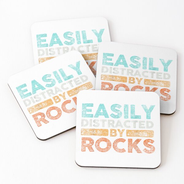 Item preview, Easily Distracted by Rocks Geology T-Shirt designed and sold by igwaifus.