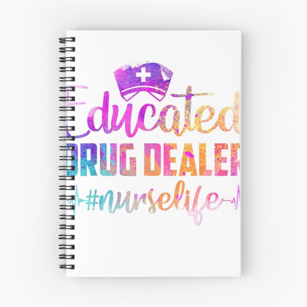 Item preview, Educated Drug Dealer Nurse Life Funny Nurse Heart Beat T-Shirt designed and sold by ShadowPlace.