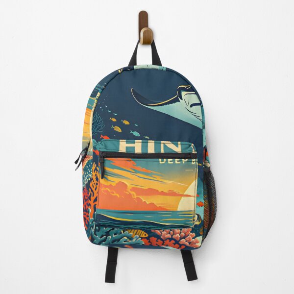Item preview, HIN DAENG – DEEP BLUE LEGEND Vintage Tropical Travel Poster designed and sold by Spirit of Siam.