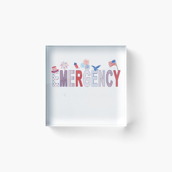 Item preview, Emergency Department 4th of July USA Emergency Room Nurse T-Shirt designed and sold by JankoZED.