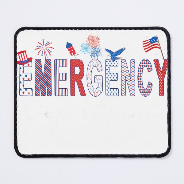 Item preview, Emergency Department 4th of July USA Emergency Room Nurse T-Shirt designed and sold by JankoZED.