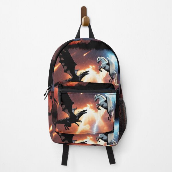 Item preview, Battle In Outer Space - Dragon and Pegasus designed and sold by NaturePrints.