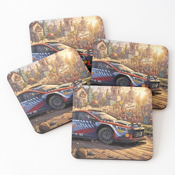 Item preview, Hyundai i20 N Rally1 Hybrid WRC Comic Art designed and sold by Racing Art Store.