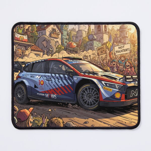 Item preview, Hyundai i20 N Rally1 Hybrid WRC Comic Art designed and sold by Racing Art Store.