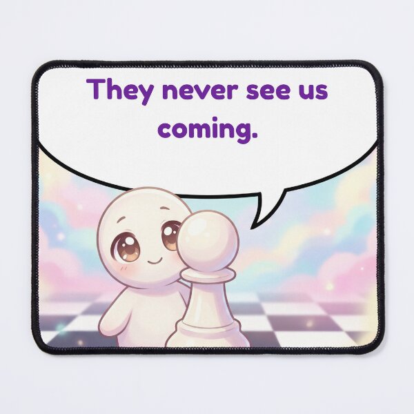 Item preview, Anime Chess Pawn — They Never See Us Coming designed and sold by deepthinkanime.