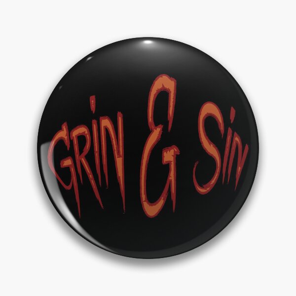 Item preview, Gamer "Grin and Sin" text only graphic illustration designed and sold by Art-Horizon.