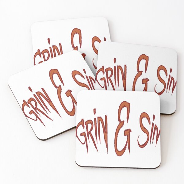 Item preview, Gamer "Grin and Sin" text only graphic illustration designed and sold by Art-Horizon.