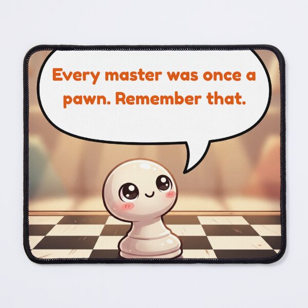 Item preview, Anime Chess Pawn — Every Master Was Once A Pawn Remember That designed and sold by deepthinkanime.