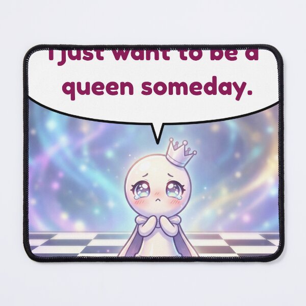 Item preview, Anime Chess Pawn — I Just Want To Be A Queen Someday designed and sold by deepthinkanime.