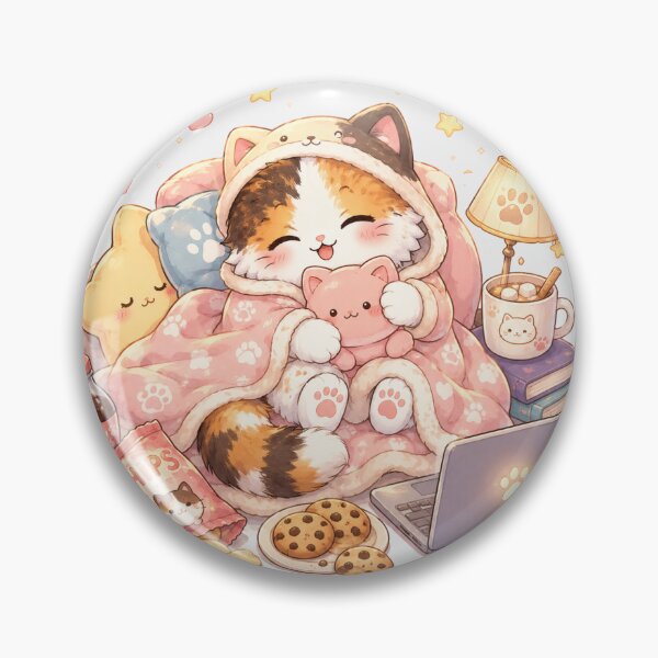 Item preview, Mochi Cozy Cat – Sleepy Vibes designed and sold by Mochi Studio.