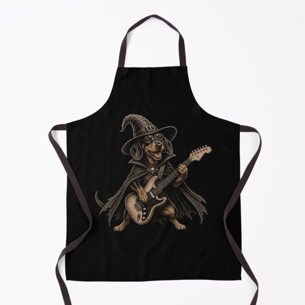 Item preview, Halloween Dachshund Playing Electric Guitar Funny Dog designed and sold by Kladhadredo.