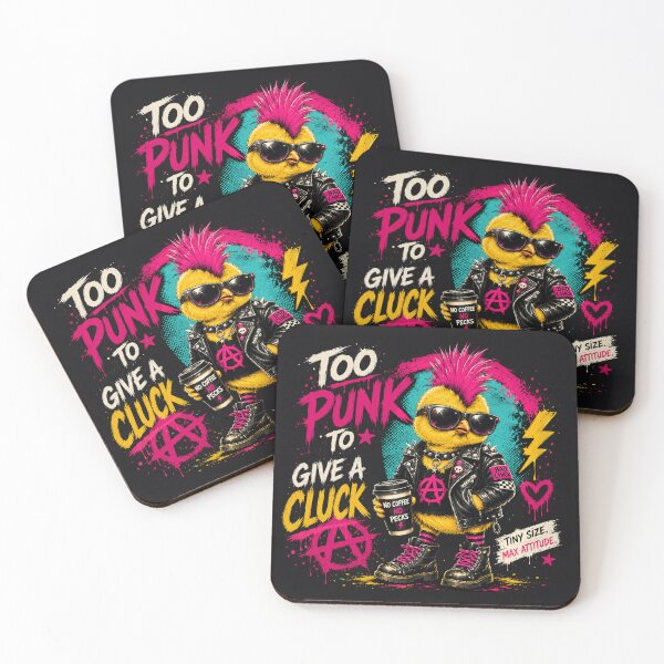 Item preview, Too Punk to Give a Cluck designed and sold by Sanctum Icons.