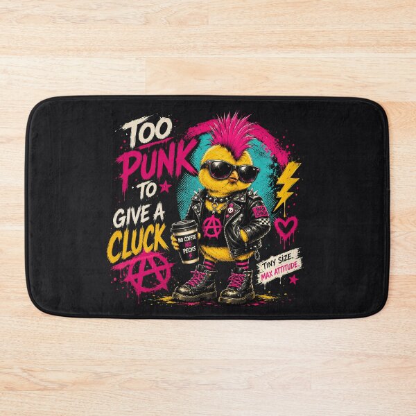 Item preview, Too Punk to Give a Cluck designed and sold by Sanctum Icons.