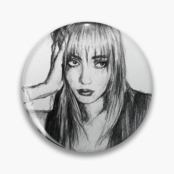 Item preview, PinkPantheress Pencil Portrait designed and sold by artbycades.