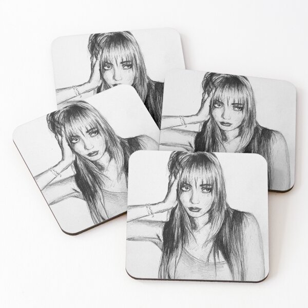 Item preview, PinkPantheress Pencil Portrait designed and sold by artbycades.
