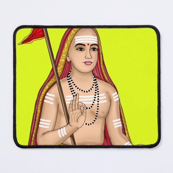 Item preview, Adi Shankaracharya Spiritual Art - Indian Philosophy Guru Drawing designed and sold by Harshit_Digital_Arts.