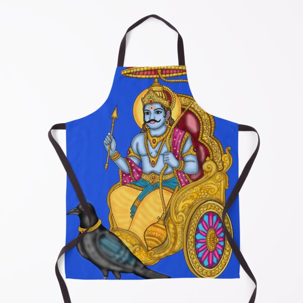 Item preview, Lord Shani Dev Divine Art - Powerful Karma God Sketch designed and sold by Harshit_Digital_Arts.