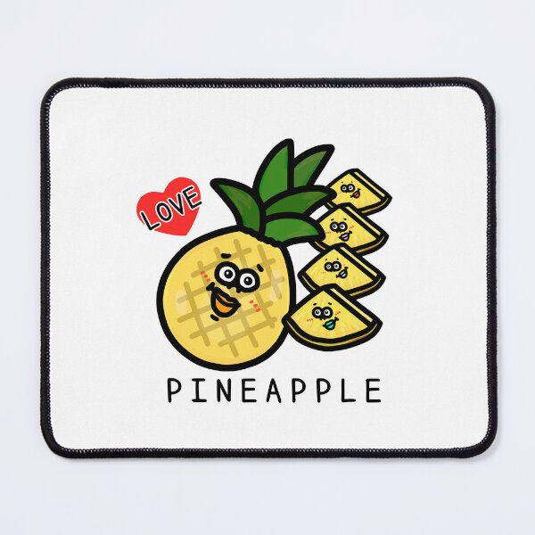 Item preview, Cute I LOVE PINEAPPLE designed and sold by kanaehonkawa.