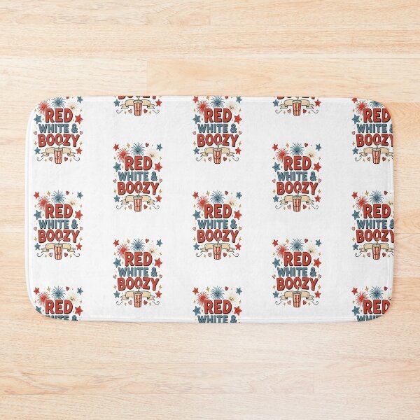 Item preview, Red White & Boozy Patriotic Fourth of July | Cute Fireworks Party  designed and sold by InspiredCreatives.
