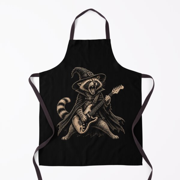 Item preview, Halloween raccoon Playing Electric Guitar Funny Dog designed and sold by Kladhadredo.