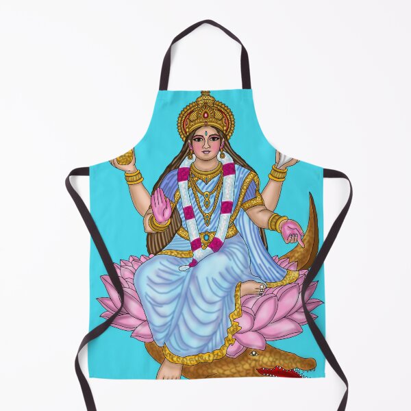 Item preview, Goddess Ganga Divine Art - Holy River Ganga Portrait Sketch designed and sold by Harshit_Digital_Arts.