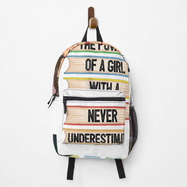 Item preview, Feminist Ruth Bader Ginsburg RBG Quote Girl with Book Women T-Shirt Small designed and sold by JJLetterDesigns.