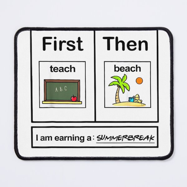 Item preview, First Teach Then Beach First Teach Them Beach Teacher T-Shirt designed and sold by DArtfulStudio.
