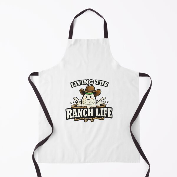Item preview, Living the Ranch Life Funny Cowboy Ranch Dressing designed and sold by EastEndTownie.