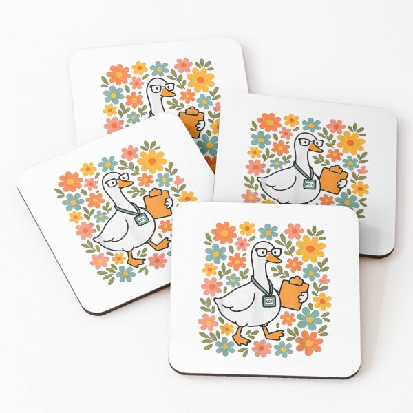 Aperçu de l'œuvre T-shirt à motif floral Silly Goose, technicien comportemental ABA RBT créée et vendue par Badriiiii.