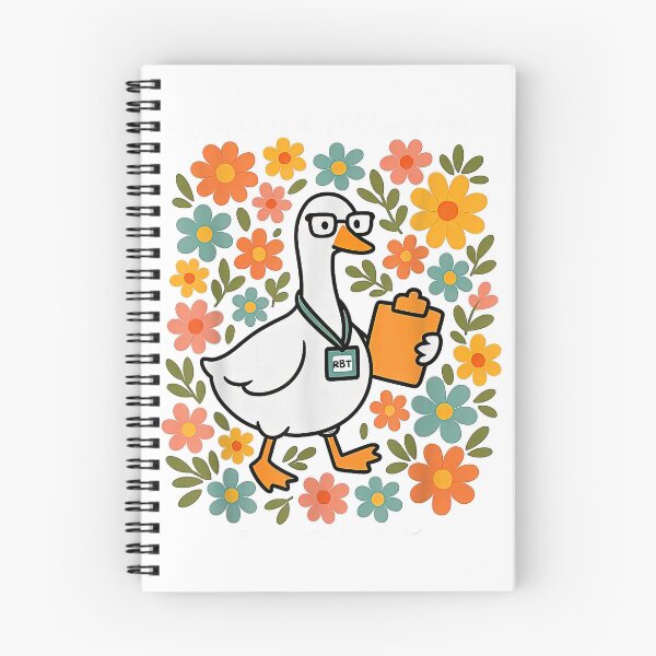 Item preview, Floral Registered Silly Goose Behavior Technician ABA RBT T-Shirt designed and sold by Badriiiii.