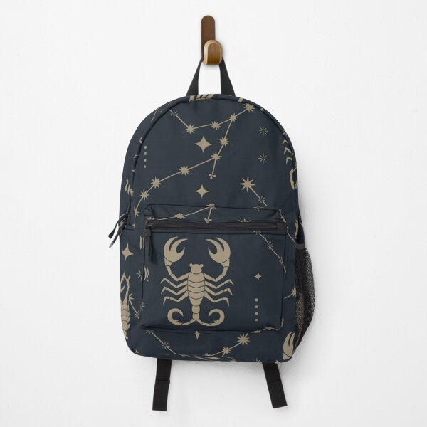 Item preview, Elegant Scorpio Zodiac Constellation Seamless Pattern – Navy & Gold Astrology designed and sold by Midnight Veil Designs.