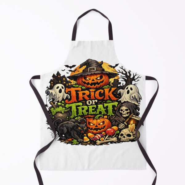 Item preview, Trick or Treat Halloween Pumpkin Ghosts Vintage Spooky Design designed and sold by Jack W Art.