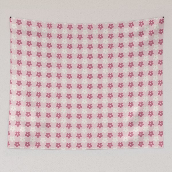 Item preview, Pink and Rose Retro Daisy Pattern | Aesthetic Pink Floral Gift for Her | Retro Daisy Decor | Minimalist Pink Floral Pattern | Vintage Pink Flower Pattern | Soft Pink Daisy Pattern designed and sold by VivaFy.
