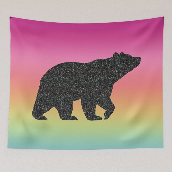 Item preview, Glittery Bear designed and sold by Ana Gorozpe.