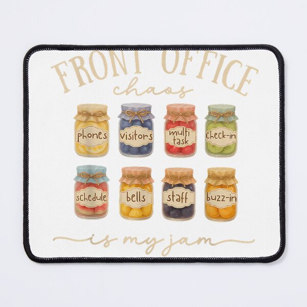 Item preview, Front Office Chaos is My Jam School Secretary Administration T-Shirt designed and sold by gidget-gadget.